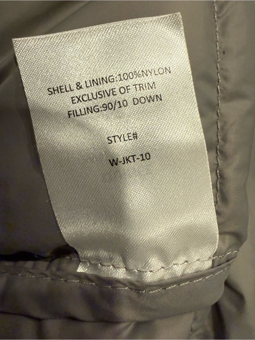 Quince Lightweight 700 Fill Down Packable Puffer Jacket Size XL - Picture 5 of 5